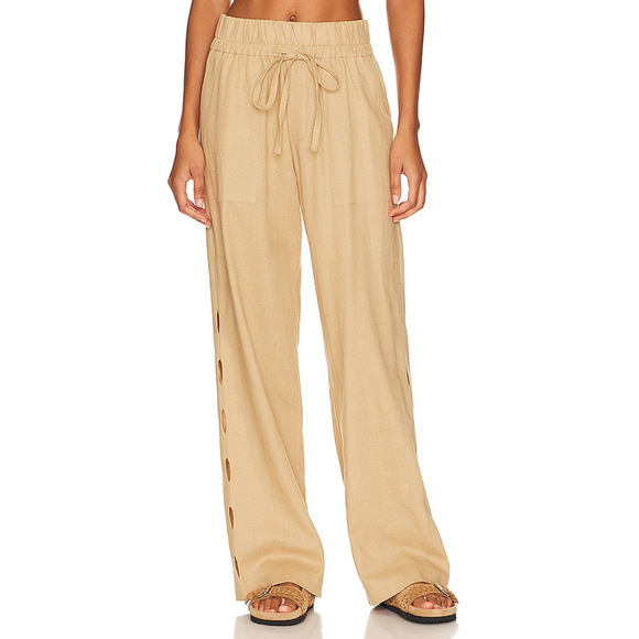 Sanctuary 'Stella' Tan Pants Size L - NWT - Picture 1 of 6